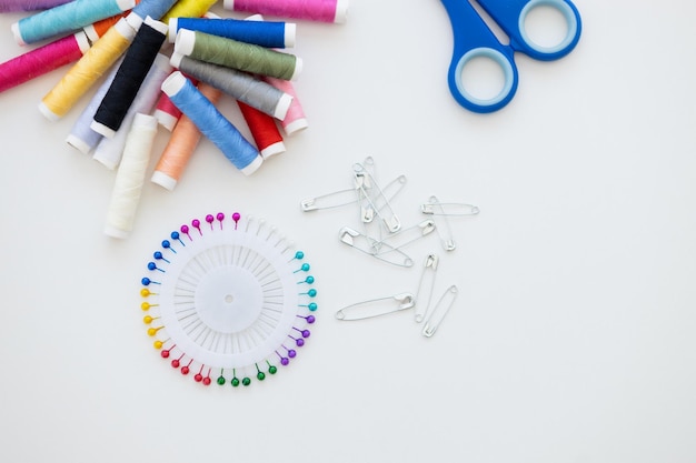 Sada na výšivku s pastelovými nitkami